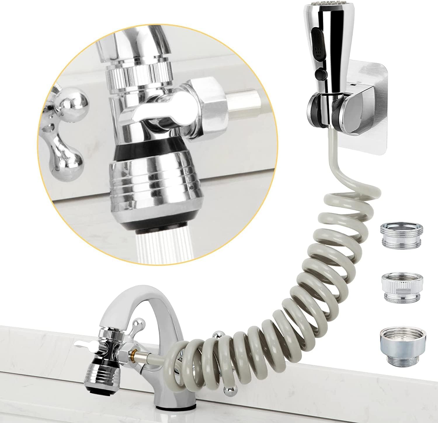 CECEFIN Kitchen Sink Sprayer Hose Attachment for